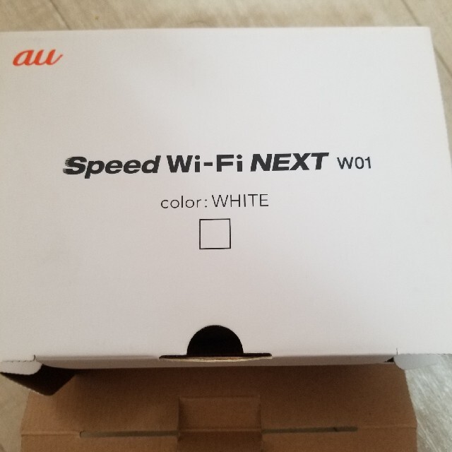 au(エーユー)のau スピード Wi-Fi NEXT W01 スマホ/家電/カメラのスマホ/家電/カメラ その他(その他)の商品写真