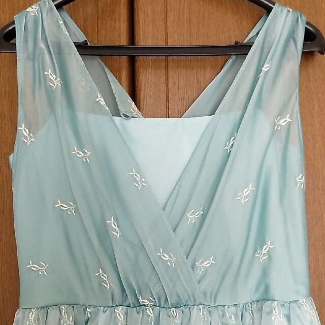 SOIR(ソワール)の東京ソワール　ドレス、アクセサリー、バッグセット レディースのフォーマル/ドレス(ミディアムドレス)の商品写真