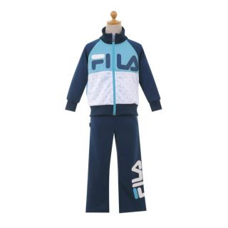 フィラ(FILA)の【新品】FILA 女の子用キッズジャージ　110 ブルー(その他)