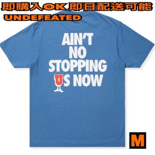 アンディフィーテッド(UNDEFEATED)のM 青 UNDEFEATED FLAME TEE アンディー フレーム Tシャツ(Tシャツ/カットソー(半袖/袖なし))