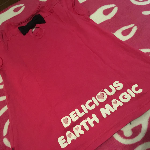 EARTHMAGIC(アースマジック)の☆がやがや☆様専用 アースマジック アイスクリーム Tシャツ 120 キッズ/ベビー/マタニティのキッズ服女の子用(90cm~)(Tシャツ/カットソー)の商品写真