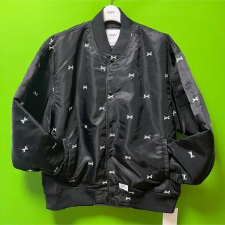 ダブルタップス(W)taps)の貴重 XL 新品未使用 Wtaps Team Jacket 04 Black (ナイロンジャケット)