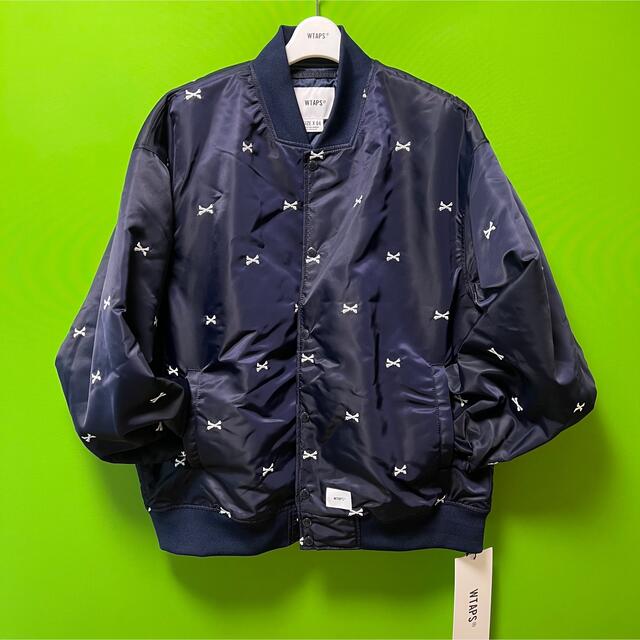 長瀬智也貴重 XL 新品未使用 Wtaps Team Jacket 04 navy