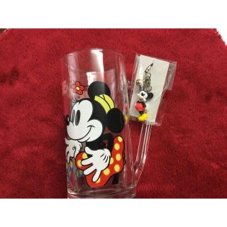 ミッキーマウス(ミッキーマウス)の(๑˃̵ᴗ˂̵)MINNE MOUSE グラス/ミッキーストラップ💟(グラス/カップ)