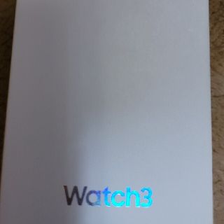 サムスン(SAMSUNG)のSamsung Galaxy watch3 45mm Mystic Silver(腕時計(デジタル))