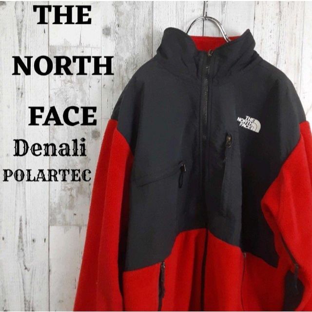 THE NORTH FACE - US規格ノースフェイスデナリジャケット刺繍ロゴ赤 ...