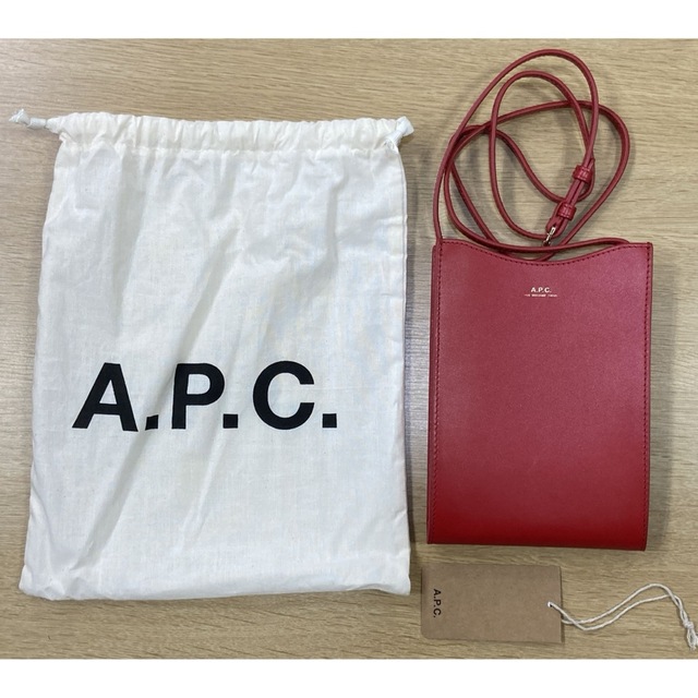 A.P.C. ジェイミー　レザーバッグ　レッド　赤　APC アーペーセー