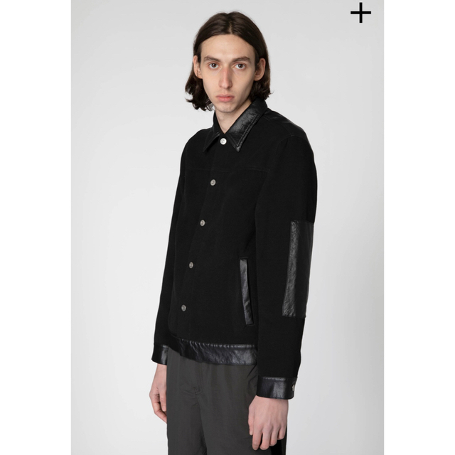 DRIES VAN NOTEN(ドリスヴァンノッテン)のROLD SKOV NEW WEST JACKET BLACK メンズのジャケット/アウター(レザージャケット)の商品写真