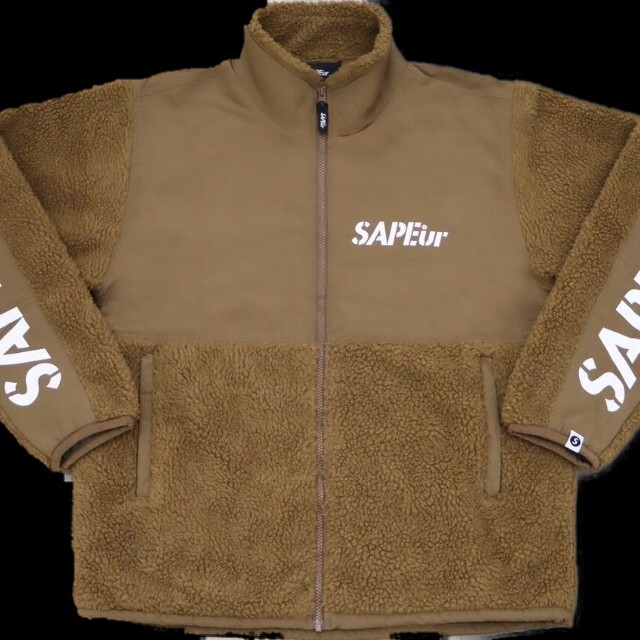 SAPEur LIGHT PILE JACKET■ブラウン L