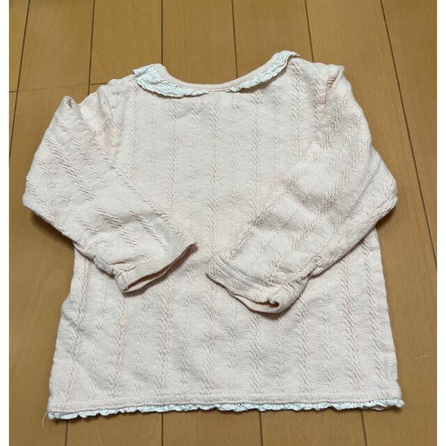 Biquette Club(ビケットクラブ)のビケットクラブ　長袖トップス　80 キッズ/ベビー/マタニティのベビー服(~85cm)(シャツ/カットソー)の商品写真