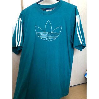 アディダス(adidas)の⚠️一点物⚠️ 両腕にストライプ　アディダスオリジナルス　Tシャツ(Tシャツ/カットソー(半袖/袖なし))