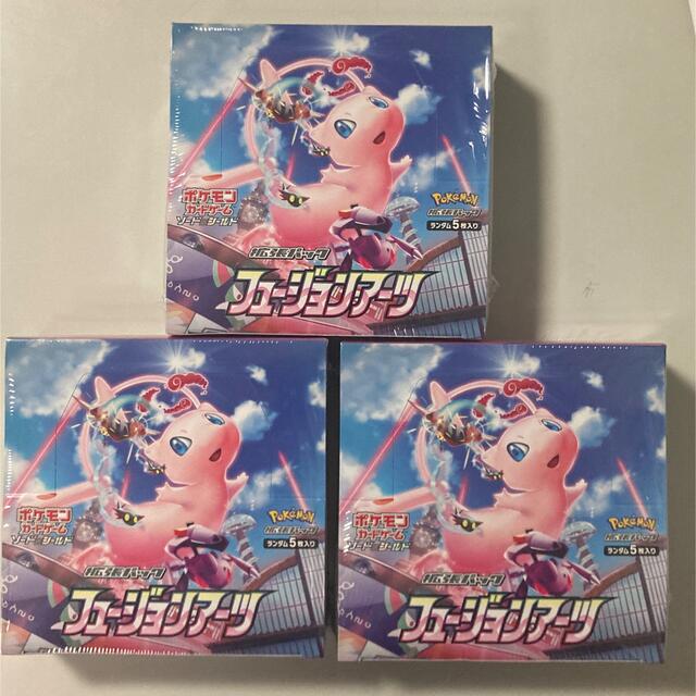 ポケモンカード　フュージョンアーツ　3BOX シュリンク付