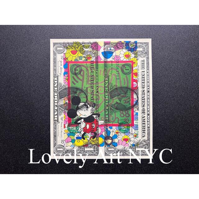 DEATH NYC 1ドル 紙幣アート 2020 世界限定100枚 【10】 DEATH NYC 1ドル 紙幣アート 2020 世界限定100枚 【10】