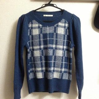 マジェスティックレゴン(MAJESTIC LEGON)のチェック柄ニット(ニット/セーター)