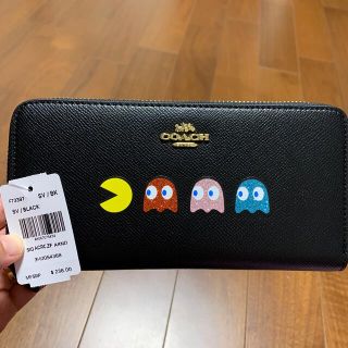 コーチ(COACH)のMiya 様ショプバ・箱付き　キラキラパックマン　コラボ(長財布)