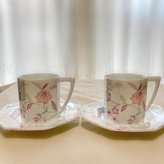 タチキチ(たち吉)のたち吉RICHFIELD コーヒーカップ&ソーサー　ペア(グラス/カップ)