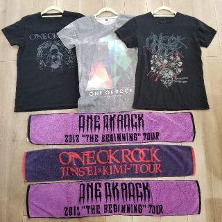 ワンオクロック(ONE OK ROCK)のONE OK ROCKワンオクロックTシャツタオルセット販売(Tシャツ/カットソー(半袖/袖なし))