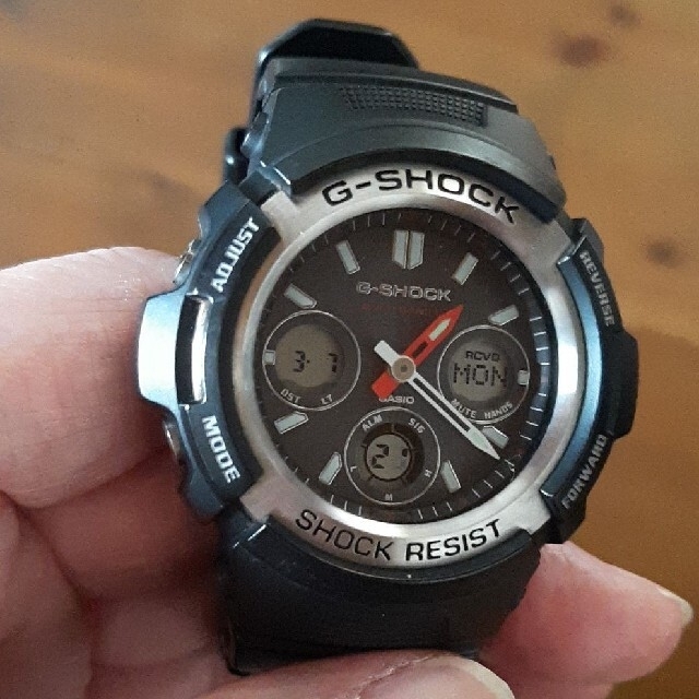 G-SHOCK(ジーショック)のG-SHOCK ジーショック AWG-M100 腕時計 電波 タフ ソーラー メンズの時計(腕時計(デジタル))の商品写真