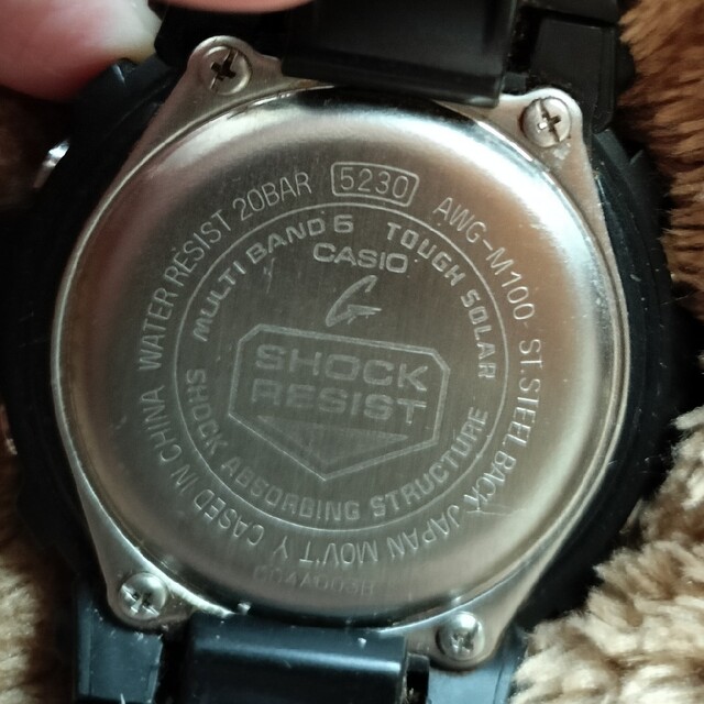 G-SHOCK(ジーショック)のG-SHOCK ジーショック AWG-M100 腕時計 電波 タフ ソーラー メンズの時計(腕時計(デジタル))の商品写真