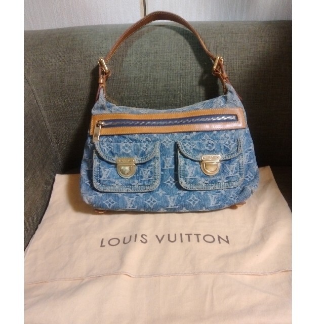 入園入学祝い LOUIS VUITTON ルイヴィトン デニム バッグ バギー PM ...