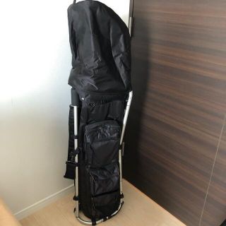 ミズノ(MIZUNO)の【77様専用】ポーター  ミズノ　ゴルフ　キャディバッグ　ブラック(バッグ)