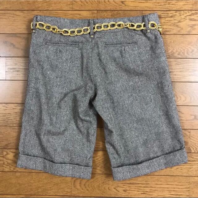 【新品】ベルトつき　ハーフパンツ　 レディースのパンツ(ハーフパンツ)の商品写真