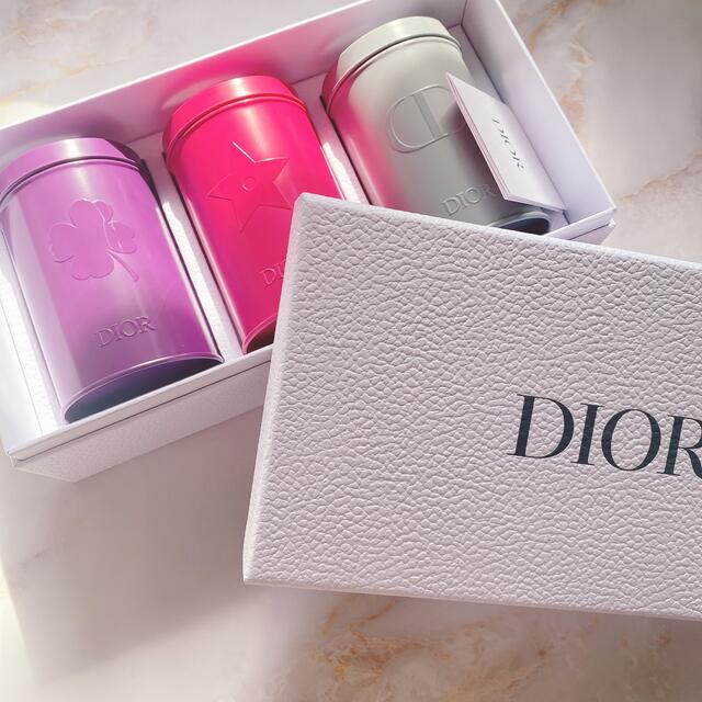 Dior(ディオール)の【非売品】DIOR キャニスターセット  インテリア/住まい/日用品のキッチン/食器(容器)の商品写真