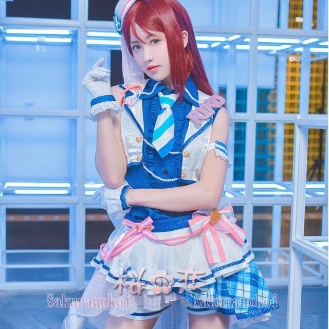 ラブライブ サンシャイン 桜内梨子 スクールユニティ コスプレ-