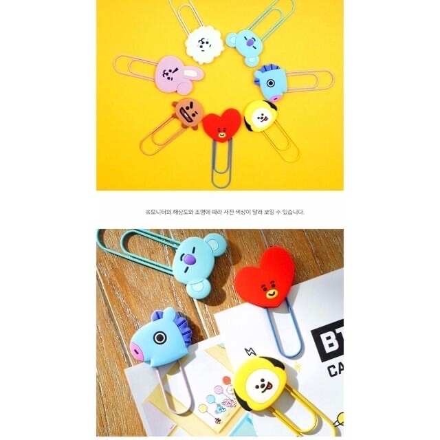 防弾少年団(BTS)(ボウダンショウネンダン)のライセンス付き　正規品　BT 21 ビッグクリップ　chimmy エンタメ/ホビーのタレントグッズ(その他)の商品写真