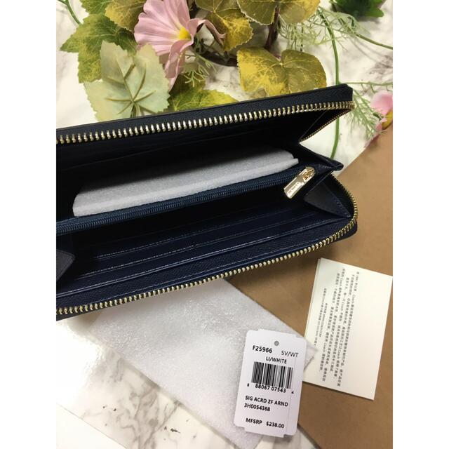 COACH - 【正規品 新品未使用】コーチCOACH ダークブルー チェック柄