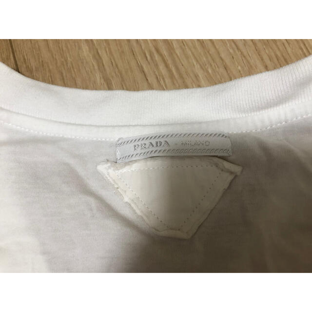 PRADA(プラダ)のヴィヴィ様専用。プラダ パックTシャツ ホワイト XS Vネック メンズのトップス(Tシャツ/カットソー(半袖/袖なし))の商品写真