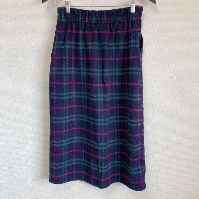 LEPSIM(レプシィム)のLEPSIM レプシム スカート ナロースカート チェック フロントボタン M レディースのスカート(ひざ丈スカート)の商品写真