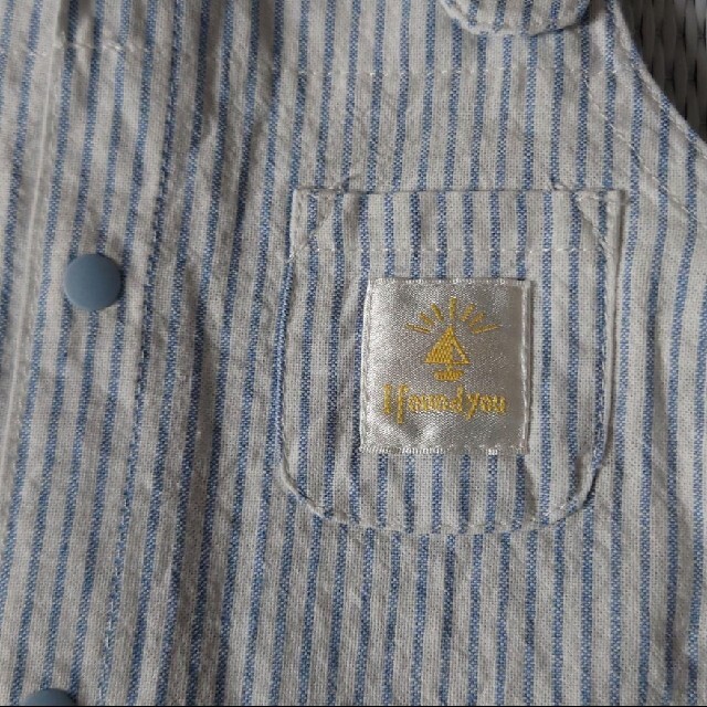 アカチャンホンポ(アカチャンホンポ)の赤ちゃん本舗サロペットロンパース80 キッズ/ベビー/マタニティのベビー服(~85cm)(ロンパース)の商品写真