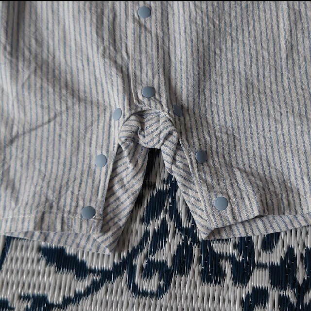 アカチャンホンポ(アカチャンホンポ)の赤ちゃん本舗サロペットロンパース80 キッズ/ベビー/マタニティのベビー服(~85cm)(ロンパース)の商品写真