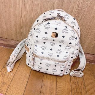 エムシーエム(MCM)の【汚れあり】MCMリュック ベージュ【値下げ中】(リュック/バックパック)