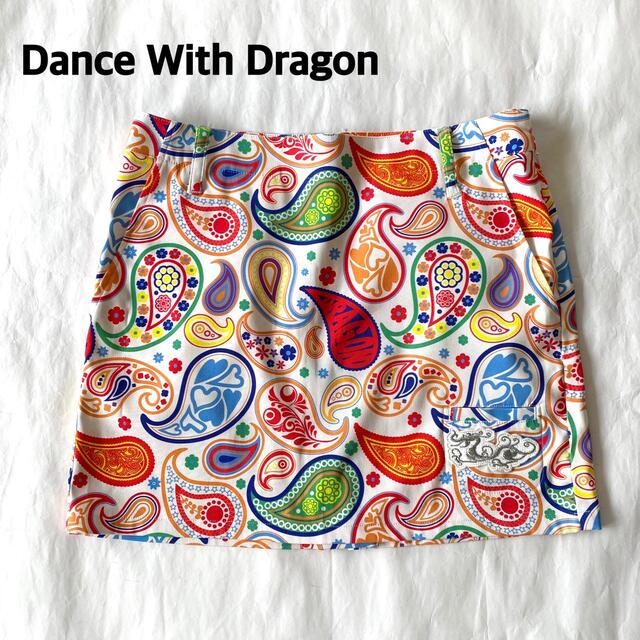 Dance With Dragon(ダンスウィズドラゴン)の値下げ！Dance With Dragon ゴルフスカート スポーツ/アウトドアのゴルフ(ウエア)の商品写真