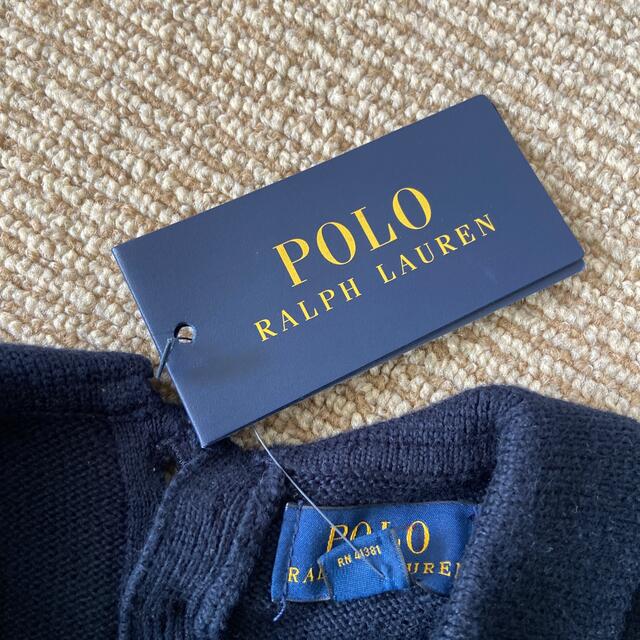 POLO RALPH LAUREN(ポロラルフローレン)のRalph Lauren ニットポロシャツ　キッズ　新品未使用 キッズ/ベビー/マタニティのキッズ服女の子用(90cm~)(Tシャツ/カットソー)の商品写真