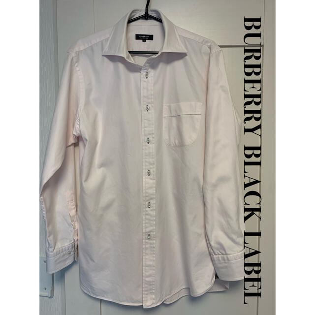 BURBERRY BLACK LABEL(バーバリーブラックレーベル)のBURBERRY BLACK LABEL シャツ サイズ41 ピンク メンズのトップス(シャツ)の商品写真