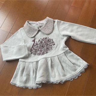 アナスイミニ(ANNA SUI mini)のアナスイミニ　白鳥トップス(Tシャツ/カットソー)