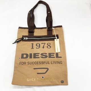 ディーゼル(DIESEL)のDIESEL バッグ　トートバッグ　ペーパーバッグ　ロゴ　BAG かっこいい(トートバッグ)