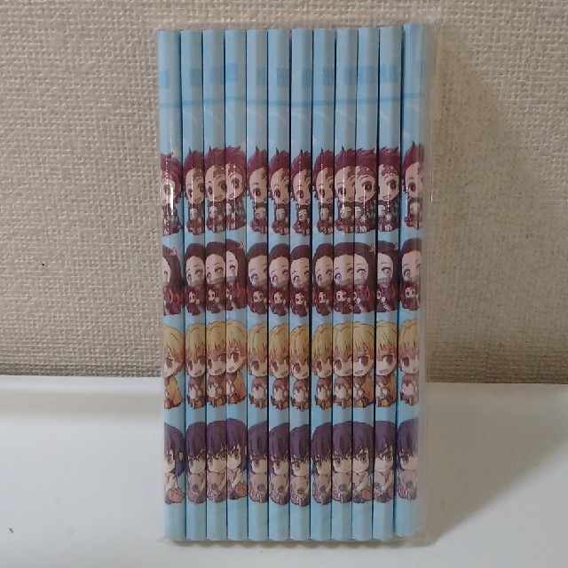 鬼滅の刃　鉛筆　12本　ブルー エンタメ/ホビーのアート用品(鉛筆)の商品写真