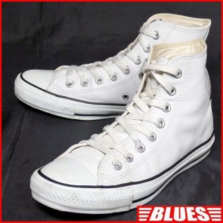 コンバース(CONVERSE)のコンバース ハイカット 25 白 6.5 レザー スニーカー CONVERSE(スニーカー)