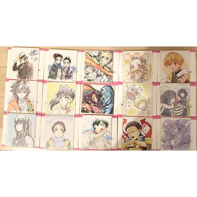 しくお 鬼滅の刃 全集中展 複製ミニ色紙 全集中展複製色紙拾集帳