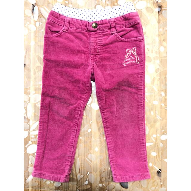 3can4on(サンカンシオン)のコーデュロイパンツ キッズ/ベビー/マタニティのキッズ服女の子用(90cm~)(パンツ/スパッツ)の商品写真