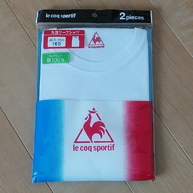 le coq sportif(ルコックスポルティフ)のルコック 丸首サーフシャツ    160 キッズ/ベビー/マタニティのキッズ服男の子用(90cm~)(下着)の商品写真