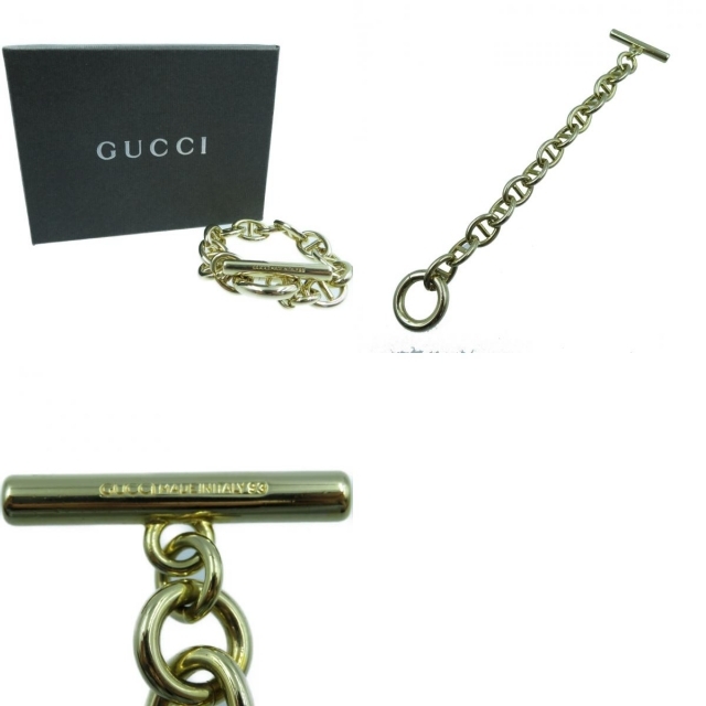 Gucci(グッチ)のグッチ     メタル  ゴールド   ブレスレット メンズのアクセサリー(ブレスレット)の商品写真