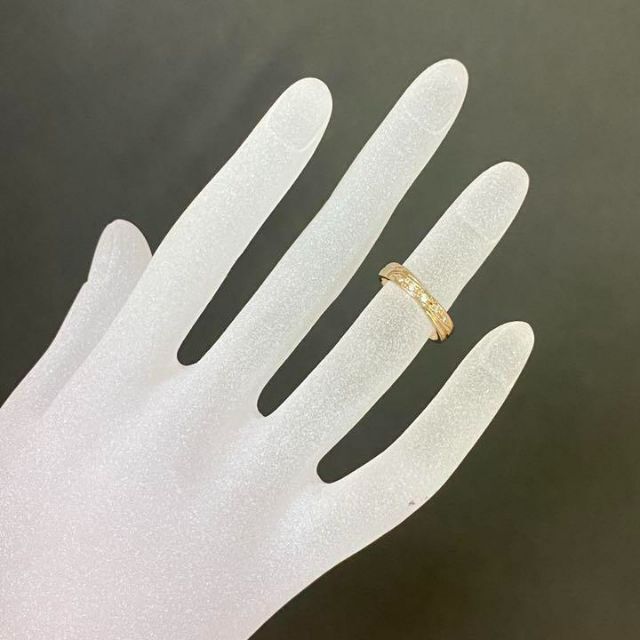 K18ピンクゴールド　天然ダイヤモンドリング　サイズ9号　3.5ｇ　K18PG レディースのアクセサリー(リング(指輪))の商品写真