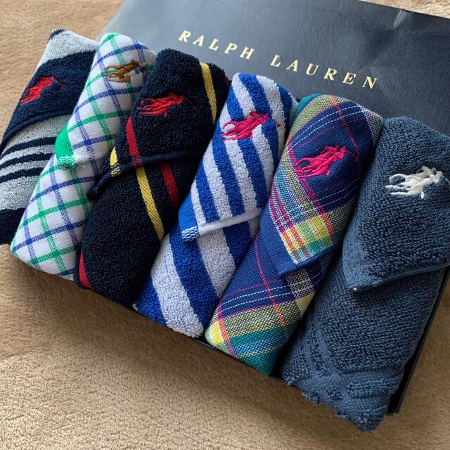 Ralph Lauren(ラルフローレン)のクーポンOK・早い者勝ち・春からの新生活⭐️ラルフローレン ガーゼタオルハンカチ メンズのファッション小物(ハンカチ/ポケットチーフ)の商品写真