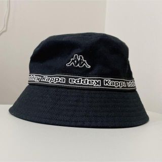 カッパ(Kappa)のWEGO Kappa バケットハット 黒 バケハ(ハット)