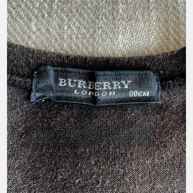 BURBERRY(バーバリー)の☆タイムセール☆【訳アリ】Burberry 半袖Tシャツ80cm キッズ/ベビー/マタニティのベビー服(~85cm)(Ｔシャツ)の商品写真